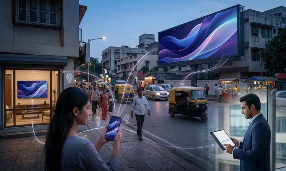 Geospatial analytics illustration